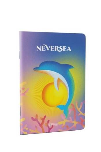 Herlitz Caiet A4 Dreams of Neversea, 80 de coli, liniate, culoare multicoloră, material hârtie