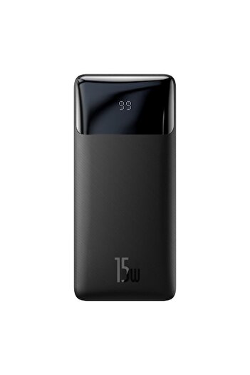 AisHa StoRe OnliNe External Battery 10000mAh, 15W - Baseus - Black