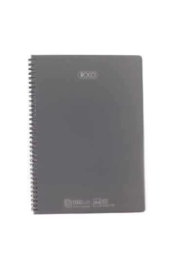 Roco Notebook – A4 Size, 100 Sheets, Double Ruled (English)