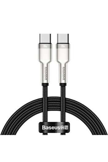 Baseus Data and Charging Cable Baseus, Cafule CATJK-C01, USB Type-C to USB Type-C, 1m, 100W, Black
