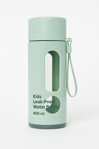 TSUMAB Kids Leak-Proof Water Bottle with Handle – 400ml Mint Green