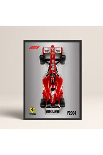 HOMEPACK AHŞAP ÇERÇEVELİ TABLO ÇERÇEVELİ POSTER FORMULA1 DUVAR DEKORU TK/1475