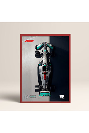 HOMEPACK AHŞAP ÇERÇEVELİ TABLO ÇERÇEVELİ POSTER FORMULA1 DUVAR DEKORU TK/1474