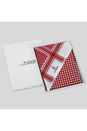 alwastta Classic red shemagh for travelers