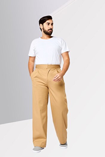 Gant Men Solid Non Stretchable Chino Pants, Tan