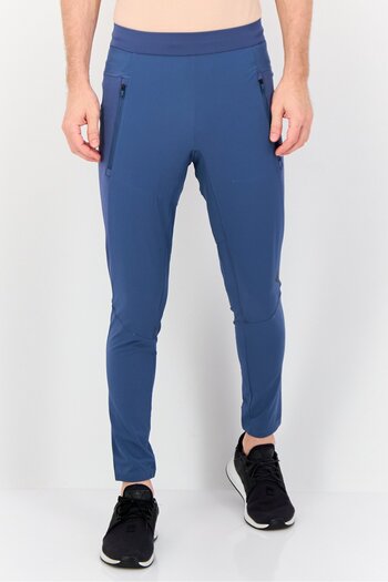 adidas Men Sportswear Fit Brand Logo Training Track Pants, Slate Blue