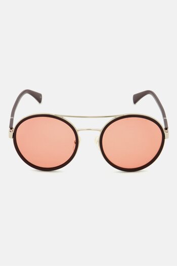 Longchamp Men LO631S Fashion Sunglasses, Maroon/Gold