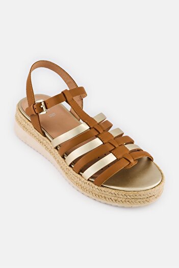 Geox Women Eolie B Adjustable Buckle Closure Sandals, Brown