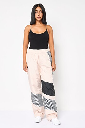 Reebok Women Sportswear Fit Embroidered Logo Outdoor Track Pants, Multicolor