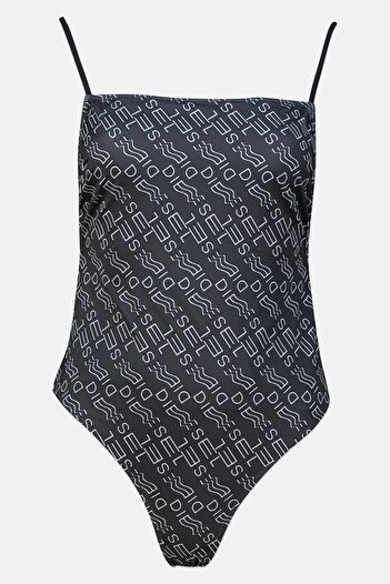 Diesel Women Allover Print One Piece Bodysuit, Multicolor