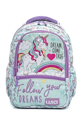 Wia Soft Unicorn Girl's 3-Piece School Set