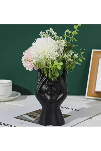 rakaymu Abstract Hand Face Vase 13 cm