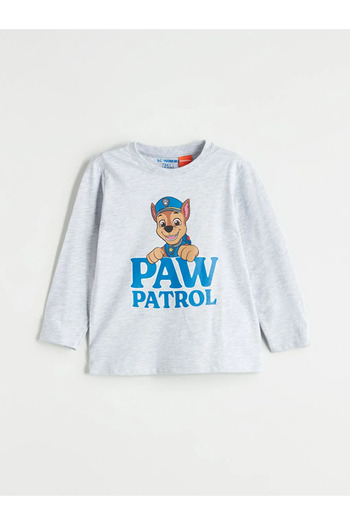 LC Waikiki Lcw Kids Gray Crew Neck Paw Patrol Printed Boys' Pajamas Set