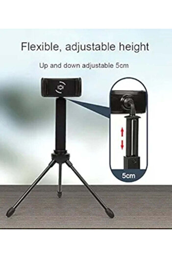 Generic Portable Flexible Mini Tripod with 360-Degree Rotating Head for Professional Photography