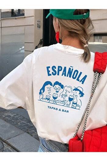 sole stories Premium Oversize κοντομάνικο μπλουζάκι με στάμπα