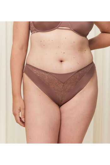 Triumph Vivid Spotlight Brazilian pantyhose, Triumph, 40D EU, dark beige