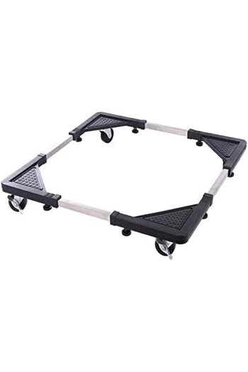 Twinkle Mart Adjustable Mobile Stand with 4 Wheels for Refrigerators and Washing Machines
