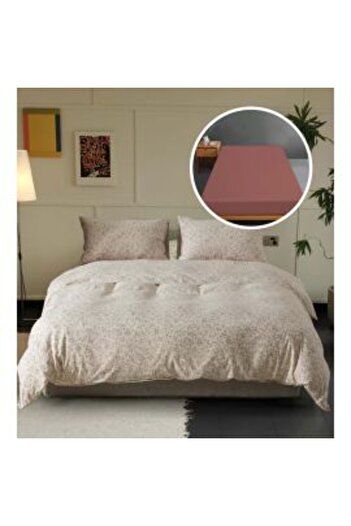 Ralex 100% Cotton Tricot Bed Linen with mattress cover 160/180 cm x 200 cm, duvet 200 x 230 cm,