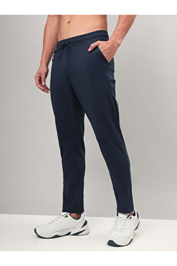 Technosport By Styli Solid 4-Way Stretch Track Pants