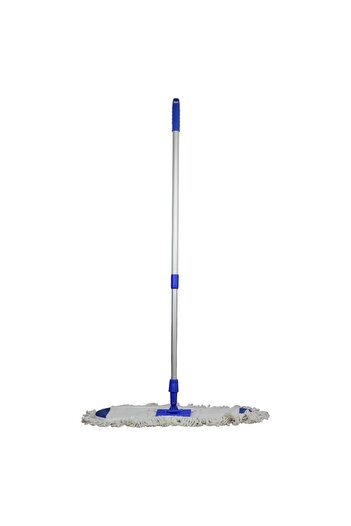 clean&care Clean & Care Cotton Flat Mop with Stick Adjustable Handle 60cm