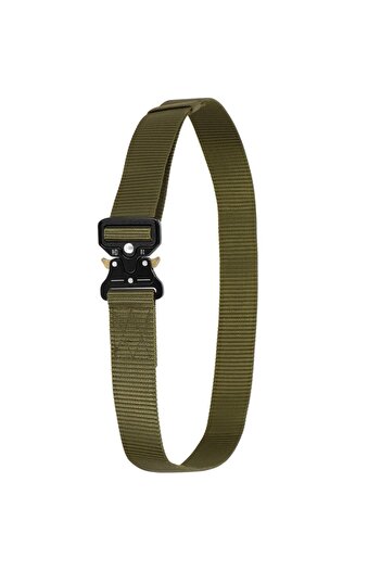 OEM Tactical Combat belt strap for men 3.5 x 125 cm, durable, green