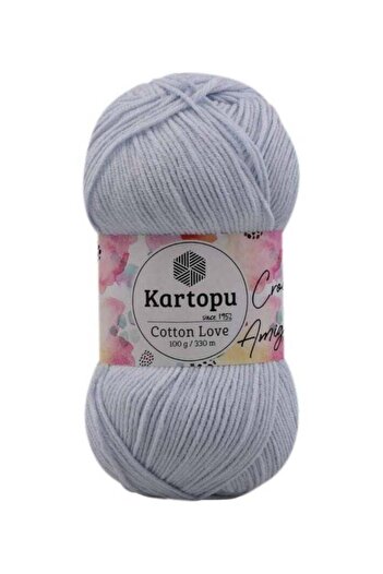 Kartopu K580 Cotton Love Knitting Yarn – 100g, 330m | Soft Acrylic-Cotton Blend for Baby & Everyda