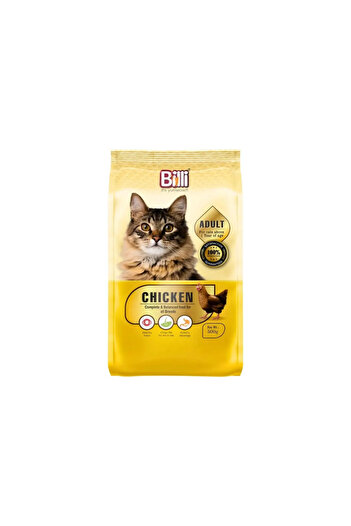 Billi Adult Cat Food - Chicken Flavor Dry Food 500g