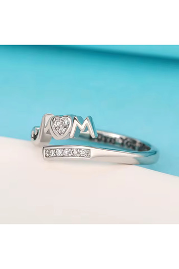Belora Inel, model „Love Mom”, realizat din argint