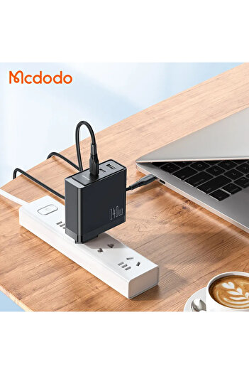 Mcdodo CH-2913 140W GaN 5 Pro Şarj Adaptörü + Type-C To Type-C Şarj Kablosu