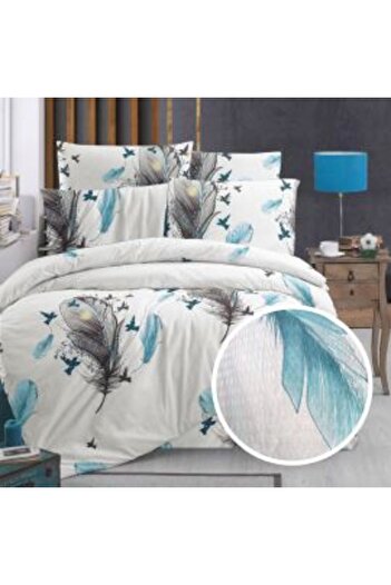 Ralex Lenjerie pat dublu extra large Creponata 100% Bumbac, cearsaf pat 240 x 260 cm, pilota 200 x 230 cm,