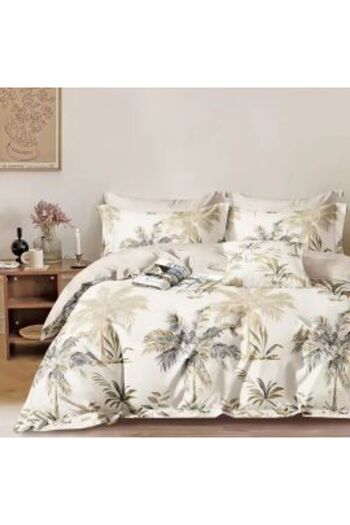 Ralex Single Bed Linen Percalle Printed 100% Cotton, 3 Pieces, Bed Sheet 160x240 cm, Duvet Cover 150x220 c