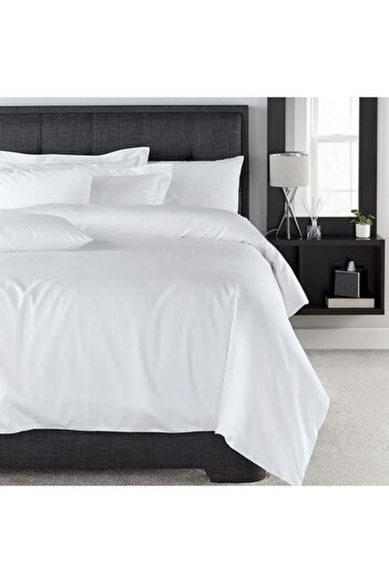 Ralex Single Bed Linen Finet Cotton White HoReCa, 3 Pieces