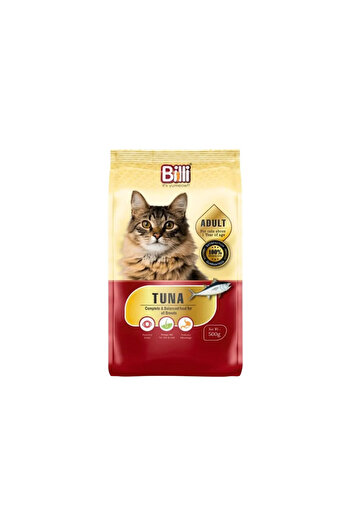 Billi Adult Cat Food - Tuna Flavor Dry Food 500g