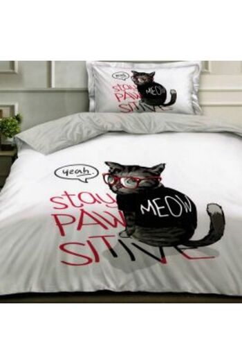Ralex Economic Bedding Set for a Single Bed, Cotton Finet 3D, Quilt 140 x 210 cm and Pillow 50 x 70 cm (F