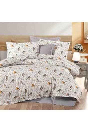 Ralex Double Bed Linen 100% Cotton Ranforce 4 Pieces Extra Large, Sheet 240 x 260 cm, Quilt 200 x 220 cm,