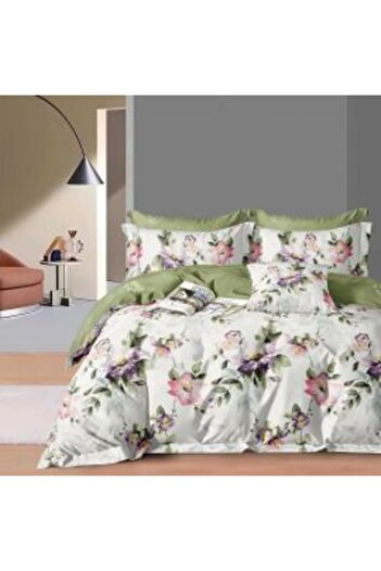 Ralex Double Bed Linen Economy 4 Pieces, Bed Sheet 230 x 250 cm, Duvet Cover 200 x 230 cm, 2 Pillow Cases