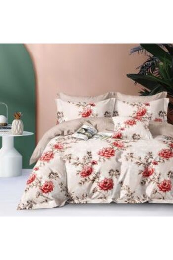 Ralex Double Bed Linen Economy 4 Pieces, Bed Sheet 230 x 250 cm and Duvet Cover 200 x 230 cm, 2 Pillowcase