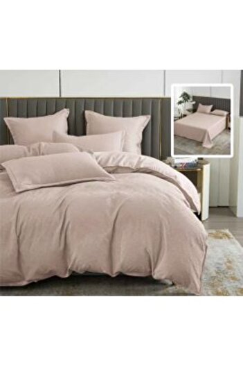 Ralex Double bed linen Finet Natur UNI Baroque 6 pieces with sheets 230 x 250 cm, duvet 200 x 230 cm, 2 pi