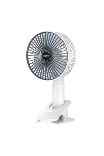BLMAG Portable Fan, 360° Rotation, 3 Speeds, USB, Low Noise, White, 29 x 18 x 29 cm