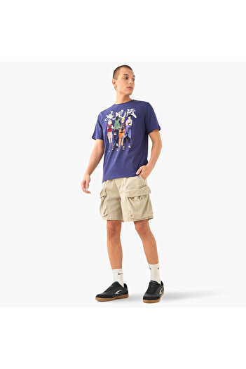 SP Characters Naruto Print T-shirt