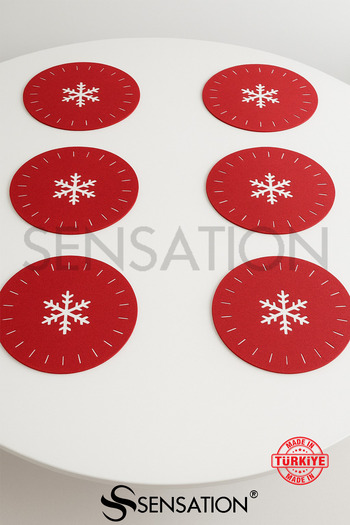 Sensation Felt New Year's Themed Supla American Service 3-Piece Service