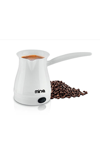 Mina Electric Coffee Pot 700W White Plastic Coffee Maker