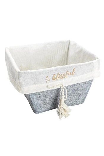 HOMENIVA Luxury Felt Square Basket Mega 23X23X15 cm