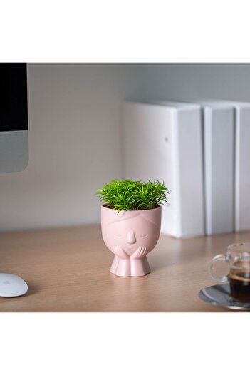 CLICK Artificial Plant Decor Human Head 9 X 14 Cm 4 Types