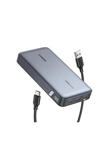Baseus Ugreen 25000 mAh Powerbank 145W Two-Way Fast Charging Grey