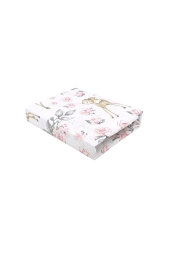 MimiNu Fitted sheet, MimiNu, For co-sleeper crib, Aurora, Size 76 x 43 cm
