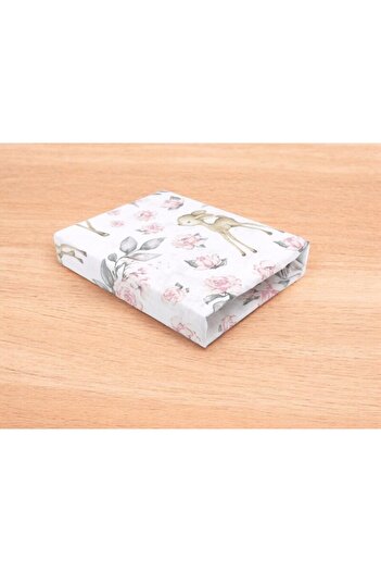 MimiNu Fitted sheet, MimiNu, For co-sleeper crib, Aurora, Size 76 x 43 cm