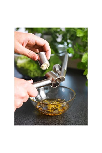 IKEA KONCIS Garlic Press, Stainless Steel