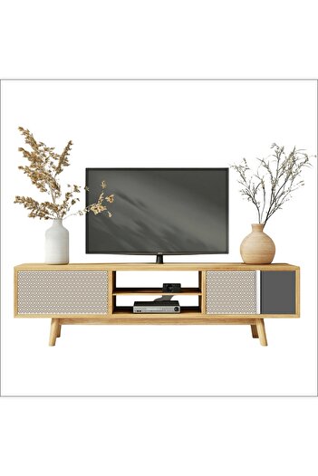 Bigaimaj Wooden Honeycomb Patterned Self-Adhesive Laminated Cabinet, Dresser, Nightstand Covering Foil