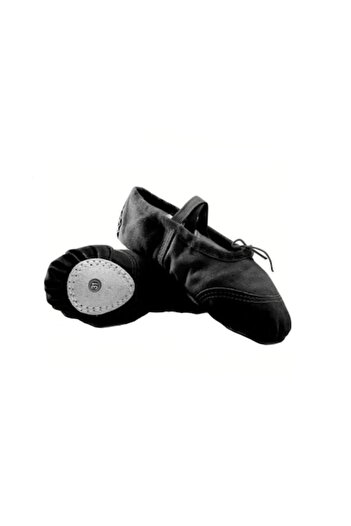 OEM Children's Ballet and Dance Shoes, Cotton and Genuine Leather, Black, Size 27 EU